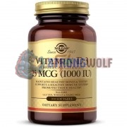 Vitamin D3 (100 шт по 25 мкг), Solgar