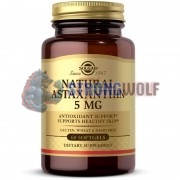 Natural Astaxanthin exp 11x22 (60 шт по 5 мг), Solgar